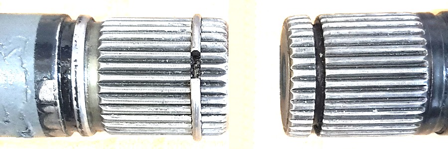 Ejes salida de caja reductora y diferencial Amarok 4x4